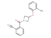 2-{[3-(2-methylphenoxy)-1-azetidinyl]carbonyl}benzonitrile