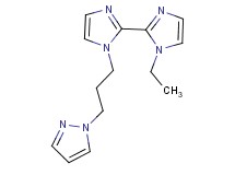 1-ethyl-1'-[3-(1H-pyrazol-1-yl)propyl]-1H,1'H-2,2'-biimidazole