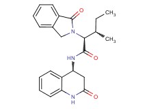 3-methyl-2-(1-oxo-1,3-dihydro-2H-isoindol-2-yl)-N-(2-oxo-1,2,3,4-tetrahydro-4-quinolinyl)pentanamide
