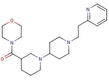 3-(morpholin-4-ylcarbonyl)-1'-(2-pyridin-2-ylethyl)-1,4'-bipiperidine