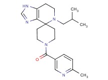 5-isobutyl-1'-[(6-methylpyridin-3-yl)carbonyl]-1,5,6,7-tetrahydrospiro[imidazo[4,5-c]pyridine-4,4'-piperidine]