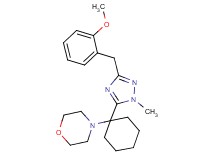 4-{1-[3-(2-methoxybenzyl)-1-methyl-1H-1,2,4-triazol-5-yl]cyclohexyl}morpholine