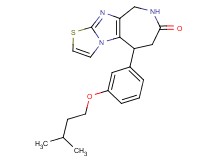 5-[3-(3-methylbutoxy)phenyl]-5,6,8,9-tetrahydro-7H-[1,3]thiazolo[3',2':1,2]imidazo[4,5-c]azepin-7-one