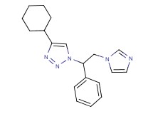 4-cyclohexyl-1-[2-(1H-imidazol-1-yl)-1-phenylethyl]-1H-1,2,3-triazole
