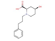 (2R*,4S*)-4-hydroxy-1-(3-phenylpropyl)piperidine-2-carboxylic acid