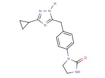 1-{4-[(3-cyclopropyl-1H-1,2,4-triazol-5-yl)methyl]phenyl}imidazolidin-2-one