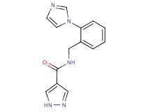 N-[2-(1H-imidazol-1-yl)benzyl]-1H-pyrazole-4-carboxamide
