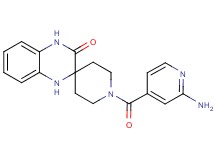 1-(2-aminoisonicotinoyl)-1',4'-dihydro-3'H-spiro[piperidine-4,2'-quinoxalin]-3'-one