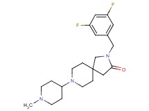 2-(3,5-difluorobenzyl)-8-(1-methyl-4-piperidinyl)-2,8-diazaspiro[4.5]decan-3-one