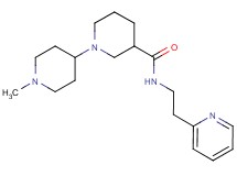 1'-methyl-N-[2-(2-pyridinyl)ethyl]-1,4'-bipiperidine-3-carboxamide