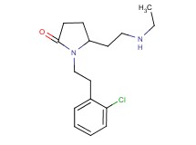 1-[2-(2-chlorophenyl)ethyl]-5-[2-(ethylamino)ethyl]-2-pyrrolidinone