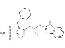 (1H-benzimidazol-2-ylmethyl){[1-(cyclohexylmethyl)-2-(methylsulfonyl)-1H-imidazol-5-yl]methyl}methylamine