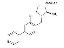 4-(3-chloro-4-{[(2R)-2-methylpyrrolidin-1-yl]methyl}phenyl)pyridine
