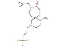 9-(cyclopropylmethyl)-1-methyl-4-(4,4,4-trifluorobutyl)-1,4,9-triazaspiro[5.6]dodecan-10-one