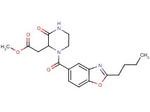 methyl {1-[(2-butyl-1,3-benzoxazol-5-yl)carbonyl]-3-oxo-2-piperazinyl}acetate