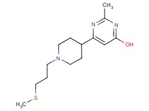 2-methyl-6-{1-[3-(methylthio)propyl]-4-piperidinyl}-4-pyrimidinol