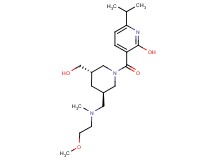 3-[(rel-(3S,5R)-3-(hydroxymethyl)-5-{[(2-methoxyethyl)(methyl)amino]methyl}-1-piperidinyl)carbonyl]-6-isopropyl-2-pyridinol