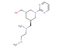 ((3S*,5R*)-5-{[(2-methoxyethyl)(methyl)amino]methyl}-1-pyrimidin-2-ylpiperidin-3-yl)methanol