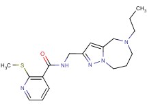 2-(methylthio)-N-[(5-propyl-5,6,7,8-tetrahydro-4H-pyrazolo[1,5-a][1,4]diazepin-2-yl)methyl]nicotinamide