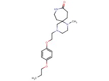 1-methyl-4-[2-(4-propoxyphenoxy)ethyl]-1,4,9-triazaspiro[5.6]dodecan-10-one