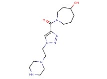 1-{[1-(2-piperazin-1-ylethyl)-1H-1,2,3-triazol-4-yl]carbonyl}azepan-4-ol