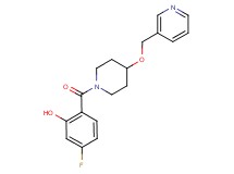 5-fluoro-2-{[4-(pyridin-3-ylmethoxy)piperidin-1-yl]carbonyl}phenol