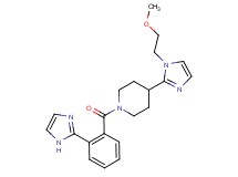 1-[2-(1H-imidazol-2-yl)benzoyl]-4-[1-(2-methoxyethyl)-1H-imidazol-2-yl]piperidine