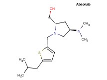 {(2S,4R)-4-(dimethylamino)-1-[(5-isobutyl-2-thienyl)methyl]pyrrolidin-2-yl}methanol
