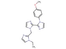1-[(1-ethyl-1H-imidazol-2-yl)methyl]-1'-(4-methoxyphenyl)-1H,1'H-2,2'-biimidazole