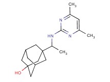 3-{1-[(4,6-dimethylpyrimidin-2-yl)amino]ethyl}adamantan-1-ol
