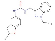 N-[(1-ethyl-1H-indazol-3-yl)methyl]-N'-(2-methyl-2,3-dihydro-1-benzofuran-5-yl)urea