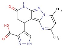 4-(2,4-dimethyl-8-oxo-7,8,9,10-tetrahydropyrido[2',3':3,4]pyrazolo[1,5-a]pyrimidin-10-yl)-1H-pyrazole-3-carboxylic acid