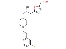 (5-{[({1-[2-(3-fluorophenyl)ethyl]-4-piperidinyl}methyl)(methyl)amino]methyl}-2-furyl)methanol