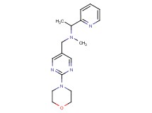 N-methyl-N-[(2-morpholin-4-ylpyrimidin-5-yl)methyl]-1-pyridin-2-ylethanamine