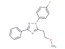 1-(4-fluorophenyl)-5-(2-methoxyethyl)-3-phenyl-1H-1,2,4-triazole
