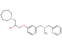 1-(1-azepanyl)-3-(3-{[methyl(2-pyridinylmethyl)amino]methyl}phenoxy)-2-propanol