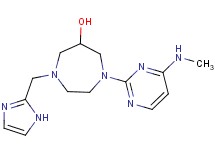 1-(1H-imidazol-2-ylmethyl)-4-[4-(methylamino)pyrimidin-2-yl]-1,4-diazepan-6-ol