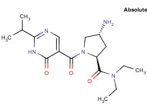 (4R)-4-amino-N,N-diethyl-1-[(2-isopropyl-6-oxo-1,6-dihydropyrimidin-5-yl)carbonyl]-L-prolinamide