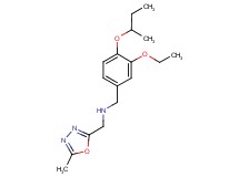 (4-sec-butoxy-3-ethoxybenzyl)[(5-methyl-1,3,4-oxadiazol-2-yl)methyl]amine
