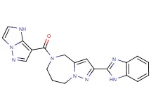 2-(1H-benzimidazol-2-yl)-5-(1H-imidazo[1,2-b]pyrazol-7-ylcarbonyl)-5,6,7,8-tetrahydro-4H-pyrazolo[1,5-a][1,4]diazepine