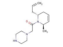 1-{2-[(2R*,6R*)-2-allyl-6-methyl-3,6-dihydropyridin-1(2H)-yl]-2-oxoethyl}piperazine