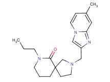 2-[(7-methylimidazo[1,2-a]pyridin-2-yl)methyl]-7-propyl-2,7-diazaspiro[4.5]decan-6-one