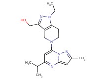 [1-ethyl-5-(5-isopropyl-2-methylpyrazolo[1,5-a]pyrimidin-7-yl)-4,5,6,7-tetrahydro-1H-pyrazolo[4,3-c]pyridin-3-yl]methanol