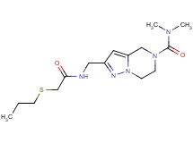 N,N-dimethyl-2-({[(propylthio)acetyl]amino}methyl)-6,7-dihydropyrazolo[1,5-a]pyrazine-5(4H)-carboxamide
