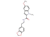 N-[2-(1,3-benzodioxol-5-yl)ethyl]-5-methoxy-1-methyl-1H-indole-2-carboxamide