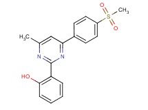 2-{4-methyl-6-[4-(methylsulfonyl)phenyl]pyrimidin-2-yl}phenol