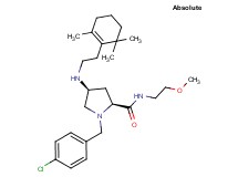(4S)-1-(4-chlorobenzyl)-N-(2-methoxyethyl)-4-{[2-(2,6,6-trimethyl-1-cyclohexen-1-yl)ethyl]amino}-L-prolinamide