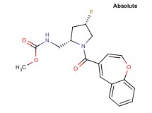 methyl {[(2S,4S)-1-(1-benzoxepin-4-ylcarbonyl)-4-fluoropyrrolidin-2-yl]methyl}carbamate