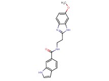 N-[2-(6-methoxy-1H-benzimidazol-2-yl)ethyl]-1H-indole-6-carboxamide
