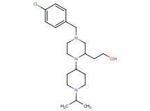 2-[4-(4-chlorobenzyl)-1-(1-isopropyl-4-piperidinyl)-2-piperazinyl]ethanol